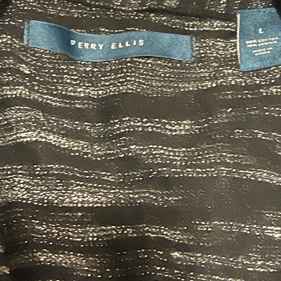 Perry Ellis cardigan sweater, L - Picture 3 of 5